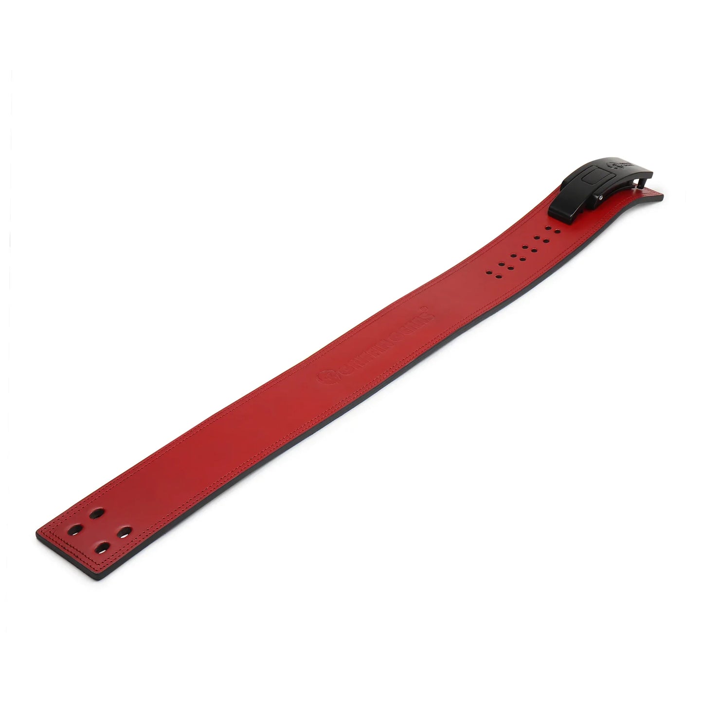 Adjustable Powerlifting Red Belt Black Buckle - online