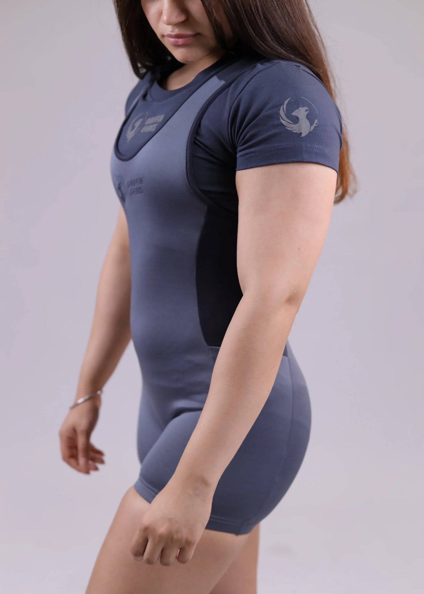 Griffin Gear Navy Blue Powerlifting T-Shirt - online