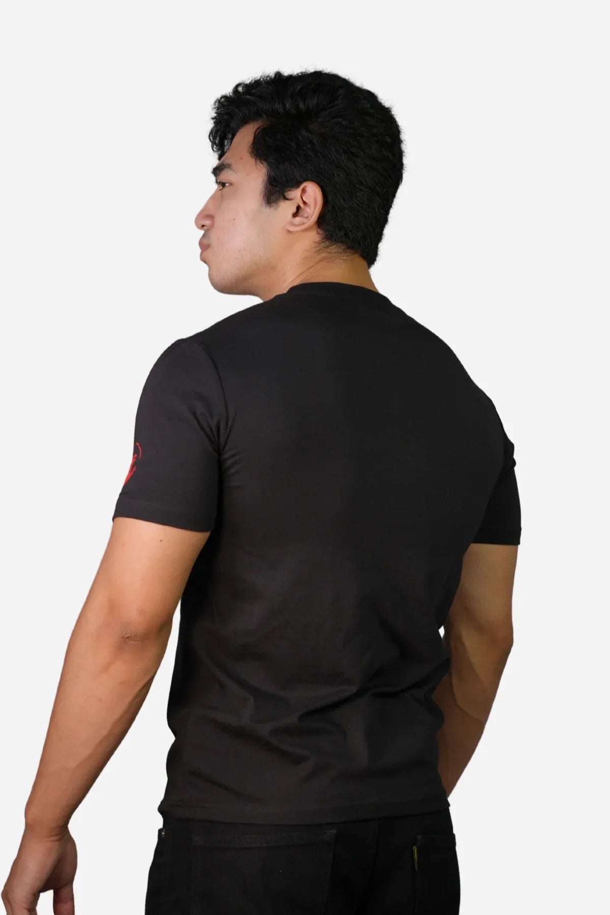 India Black Powerlifting Competition Tee - online