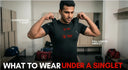 Powerlifter wearing a Griffin Gears singlet over a compression T-shirt