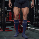 Deadlift Socks - Navy