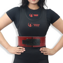 Powerlifting Red Belt Black Buckle