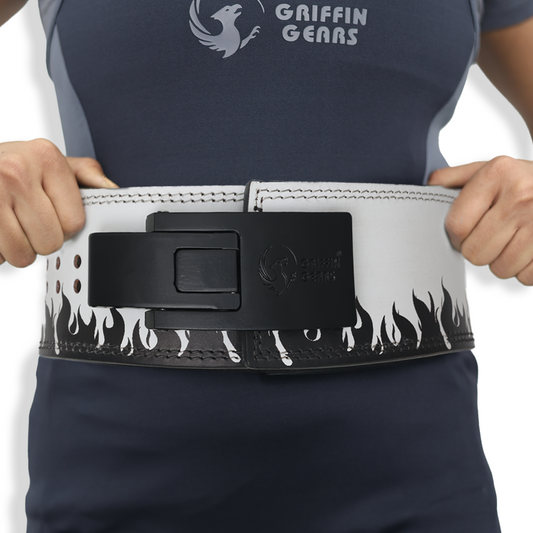 Black Fire Lever Belt