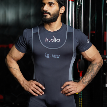 Premium Powerlifting Singlet - Blue