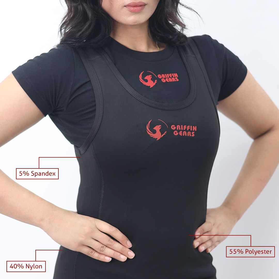 Powerlifting Singlet 2.0 - Black