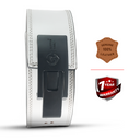 White Lever Belt