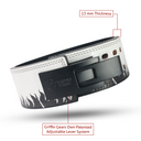 Adjustable black fire belt - 13mm