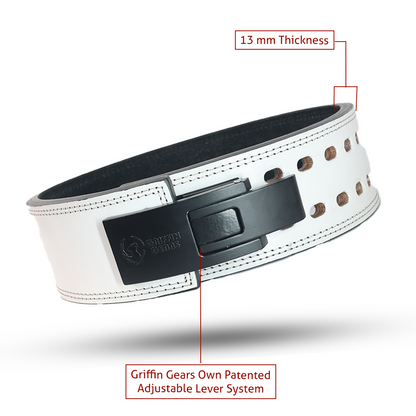 Adjustable White belt -13mm