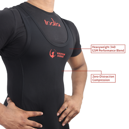 Powerlifting Singlet 2.0 - Black