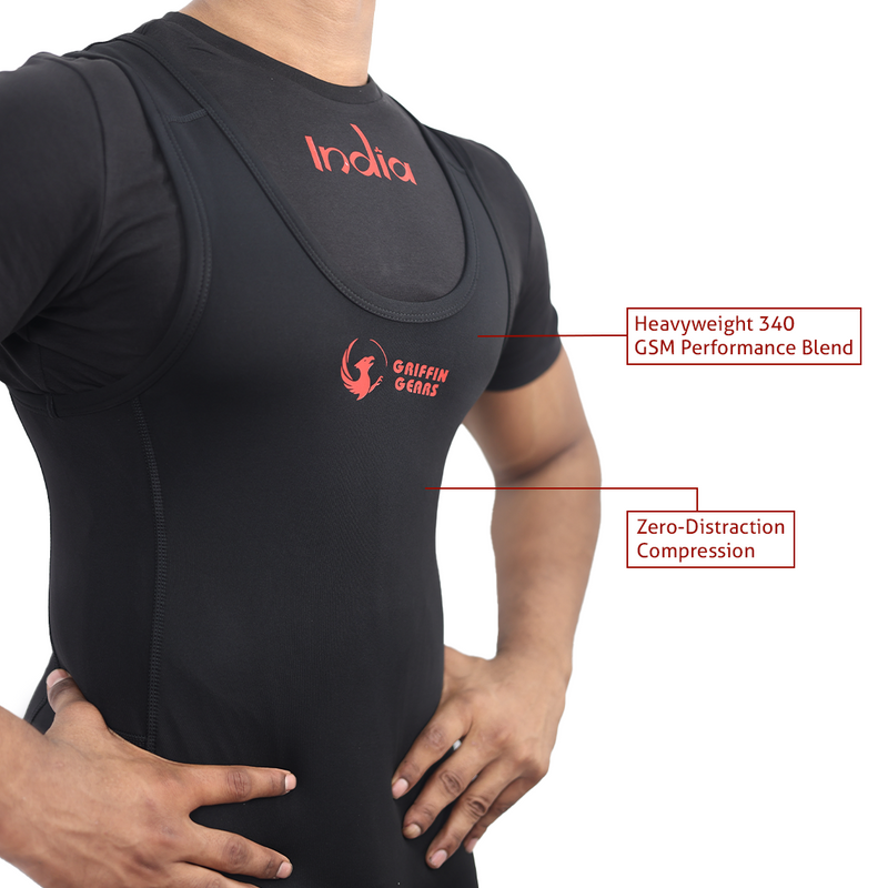 Powerlifting Singlet 2.0 - Black