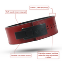Powerlifting Red Belt Black Buckle