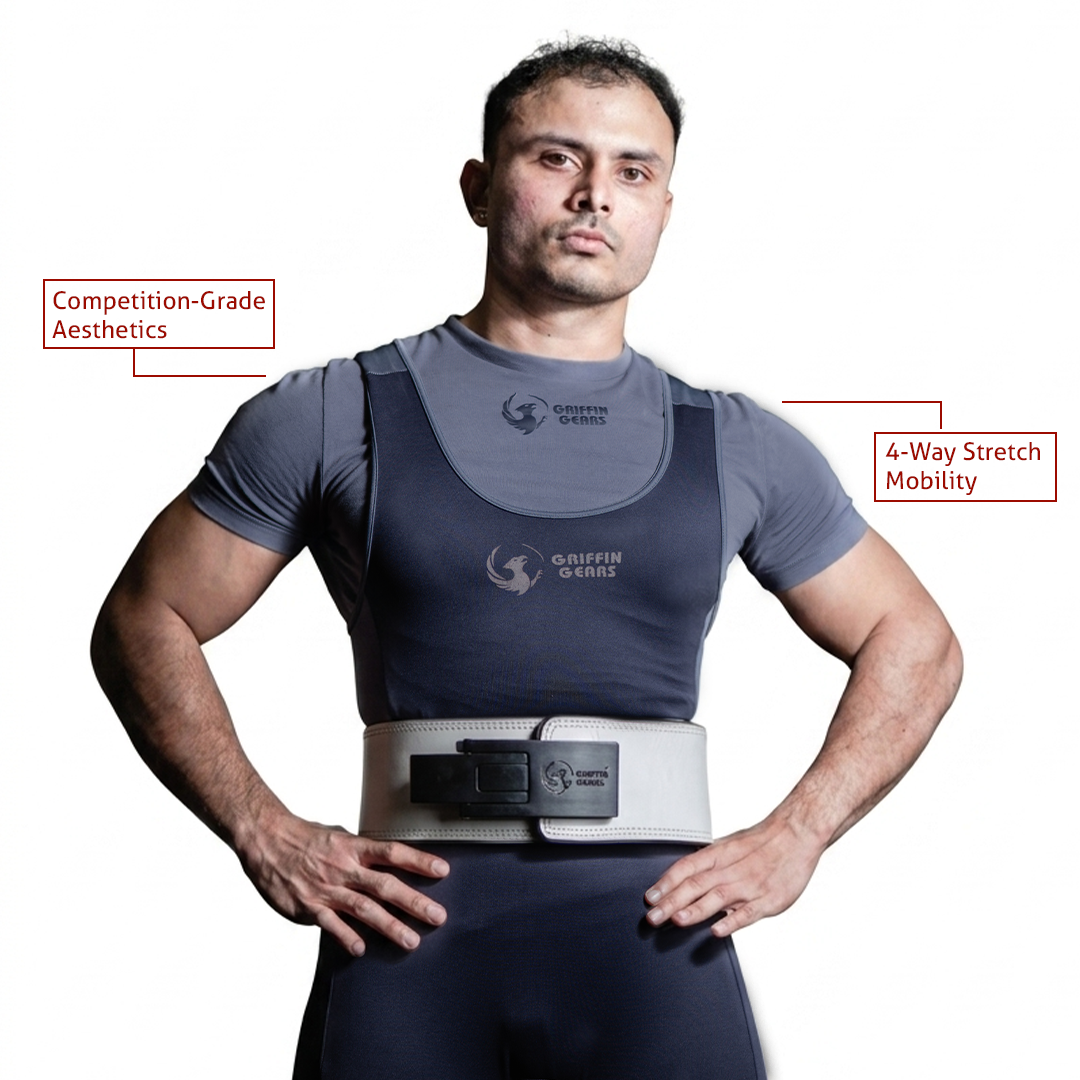 Premium Powerlifting Singlet - Blue