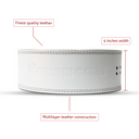 White Lever Belt