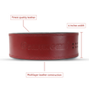Powerlifting Red Belt Black Buckle