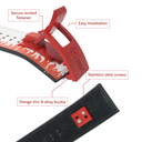 Red Fire Lever Belt