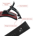 Powerlifting Red Belt Black Buckle