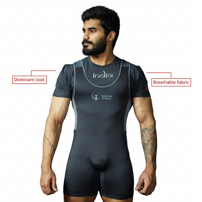 Premium Powerlifting Singlet - Blue