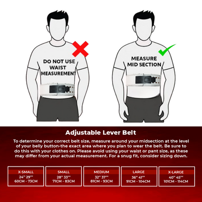 Adjustable White belt -13mm