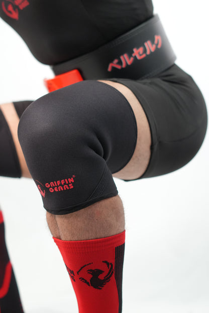 Powerlifting Knee Sleeves 7mm ( According to new IPF rules)