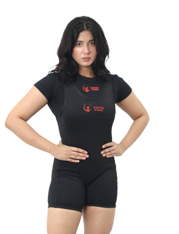 Powerlifting Singlet Black 2.0 - Women's
